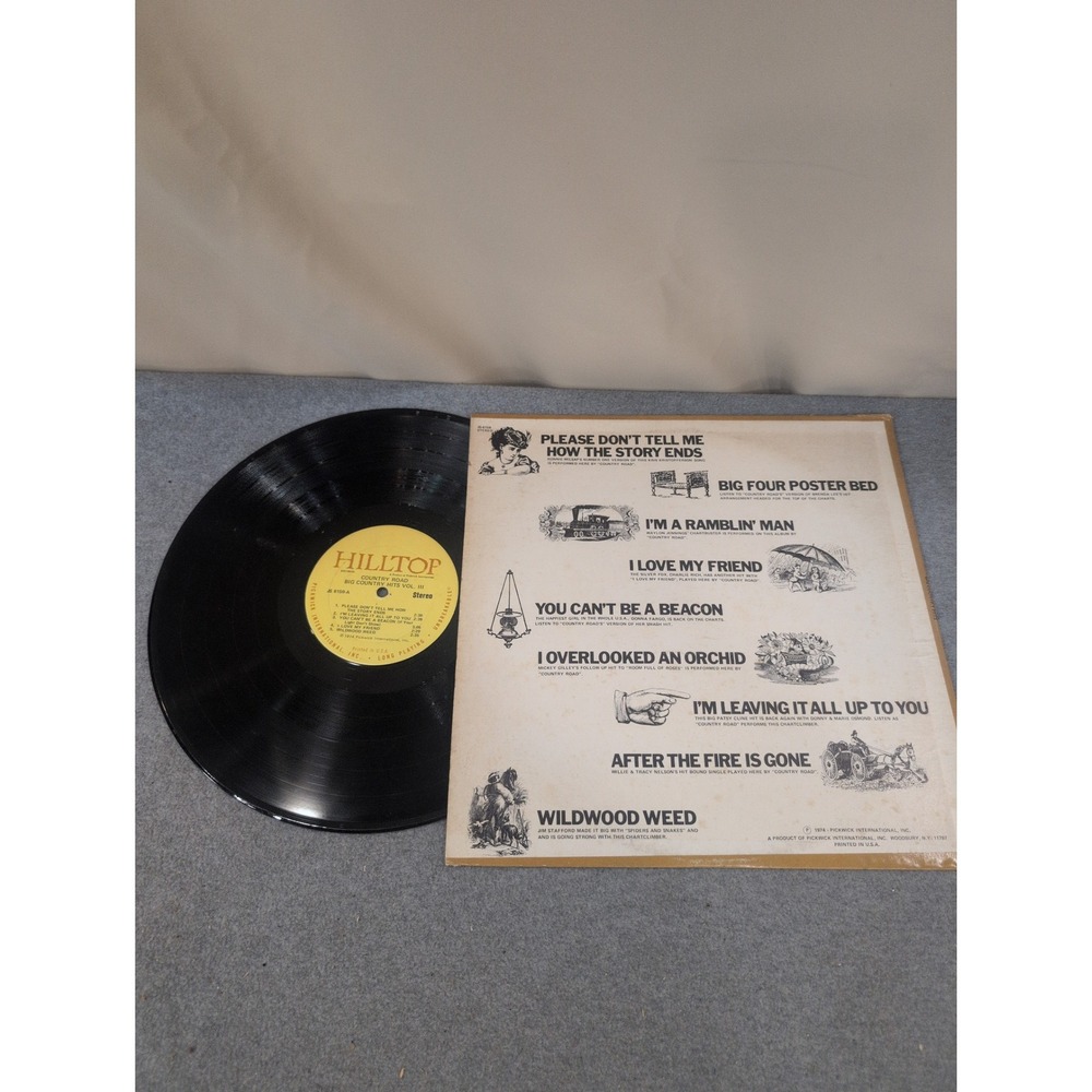Big Country Hits Vol III Country Road Vinyl LP Hilltop Pickwick JS-6159 - Picture 2 of 2